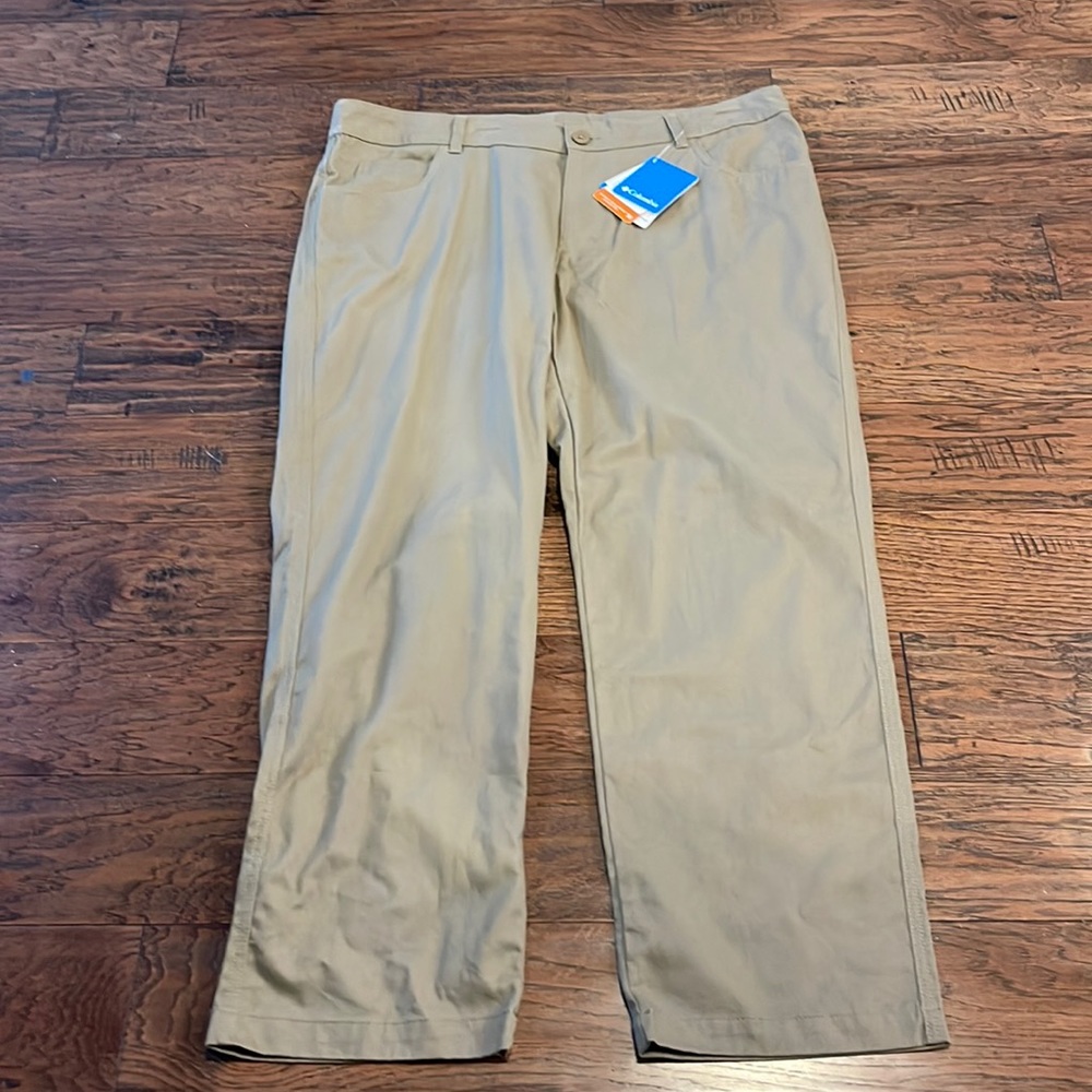 Columbia Brownsmead 5 Pocket Pants Men's Khaki 40 x 30 AM1524 250 NEW With Tags